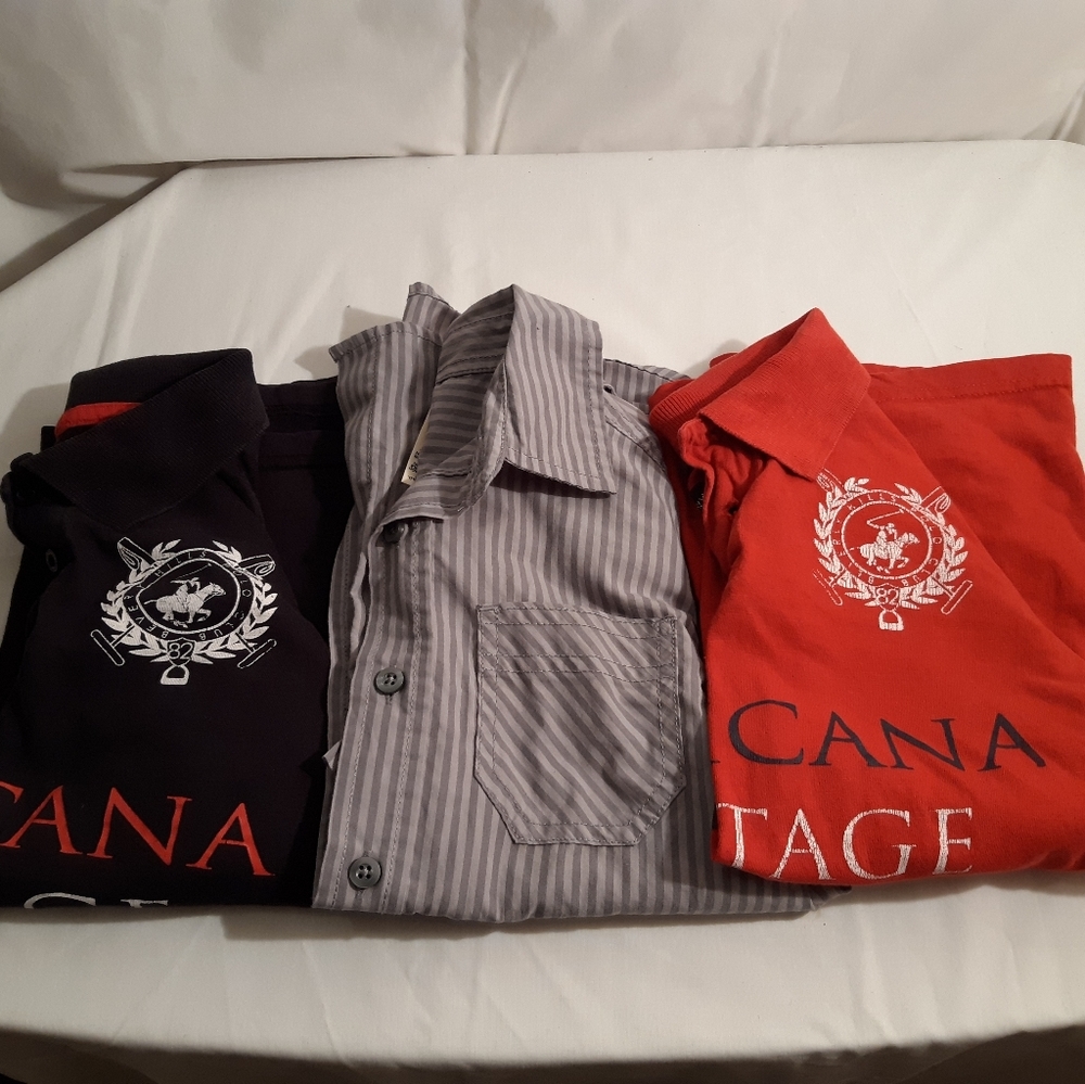 3 size 8 boys shirts